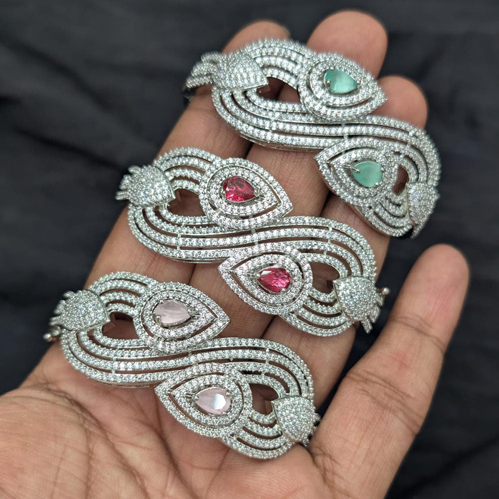 Kavita Art Sparkling Premium Design American Diamond Bracelet