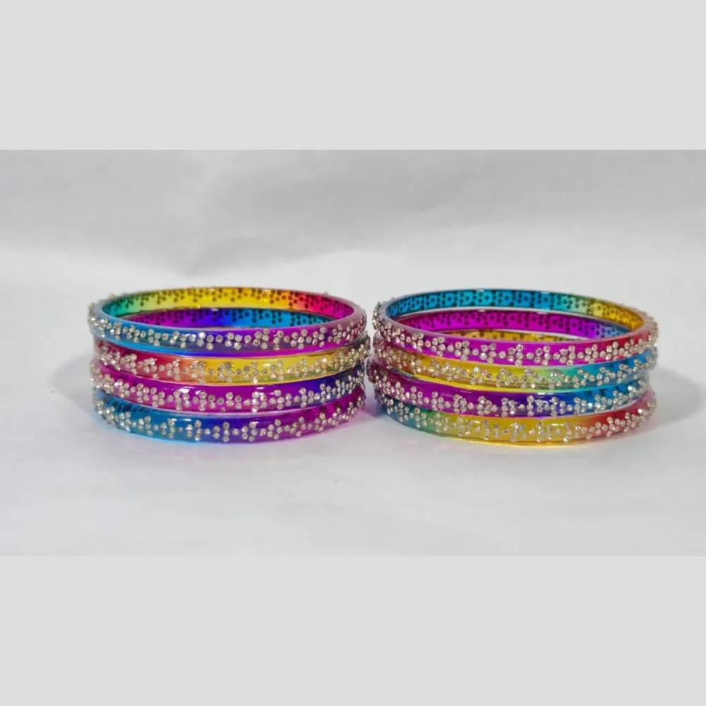 Kavita Art Designer Austrian Stone Glitter Bangles Set