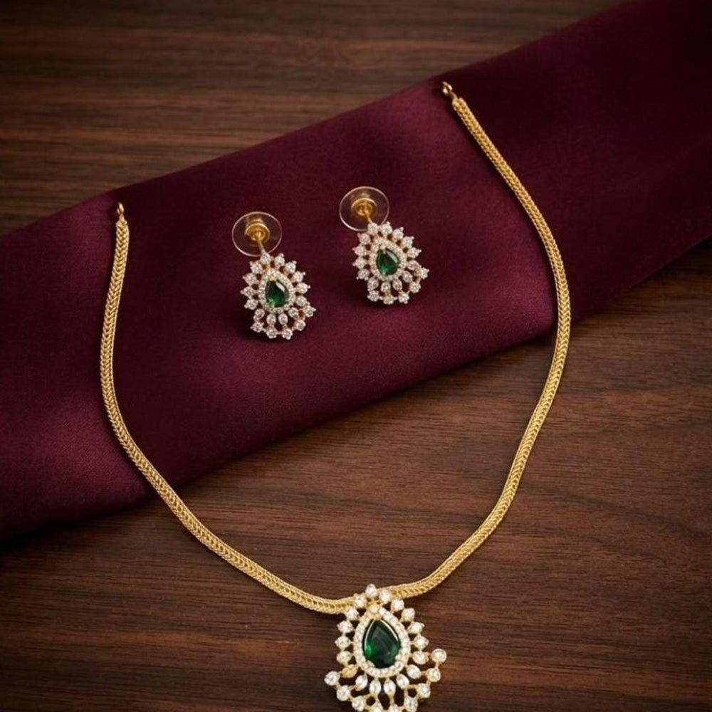 Kavita Art Stylish Austrian Stone Necklace Set for Wedding Wear