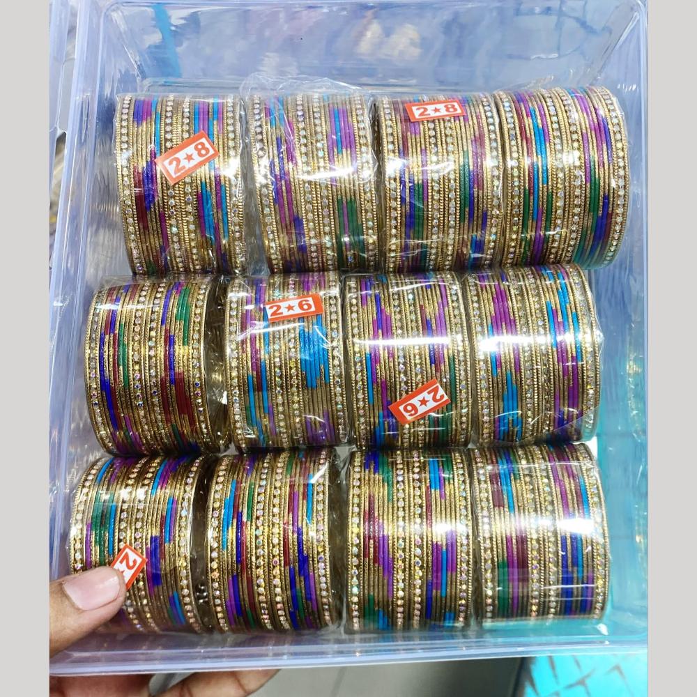 Kavita Art Premium Multi Color Bangles Set