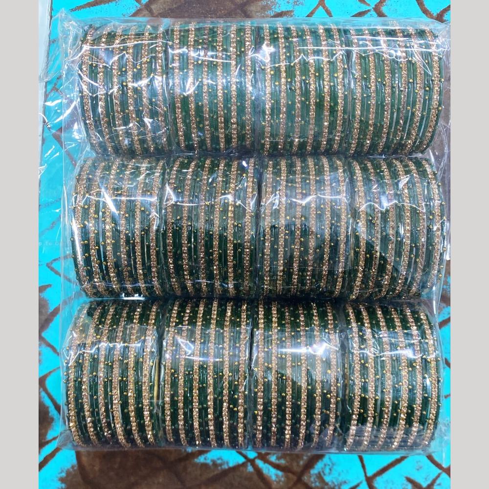 Kavita Art Premium Gold Plated Austrian Stone Bangles Set