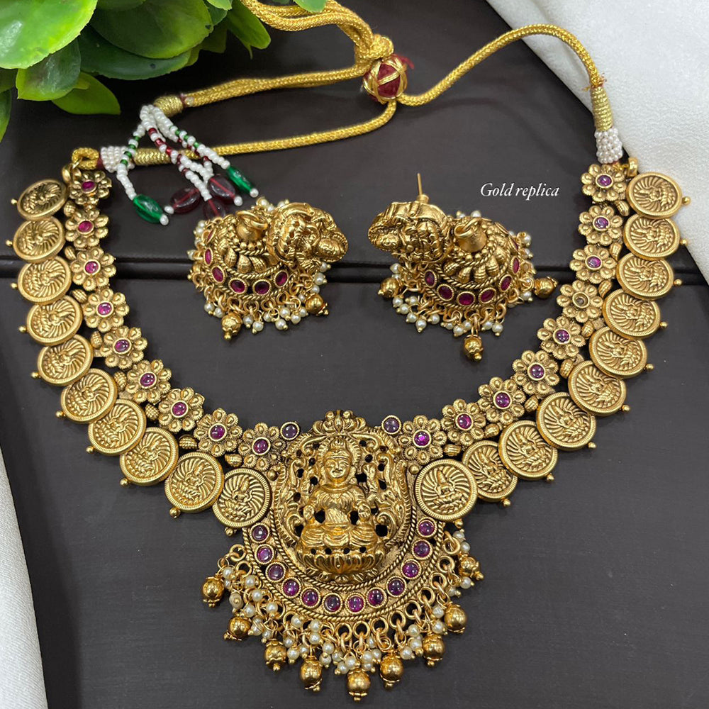 Kempu stone hot sale necklace designs