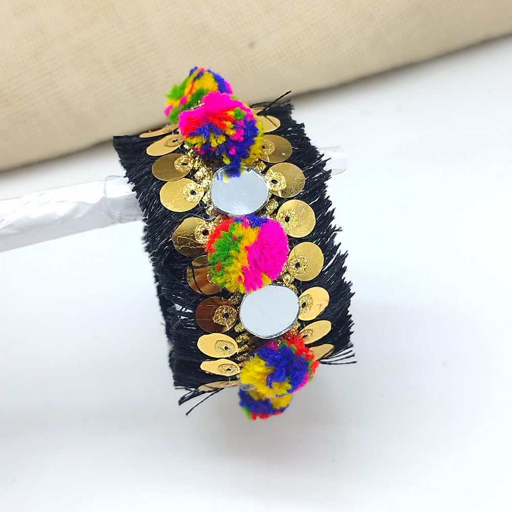 SNERA Navratri Collection Multi Color Mirror Handmade Bracelet