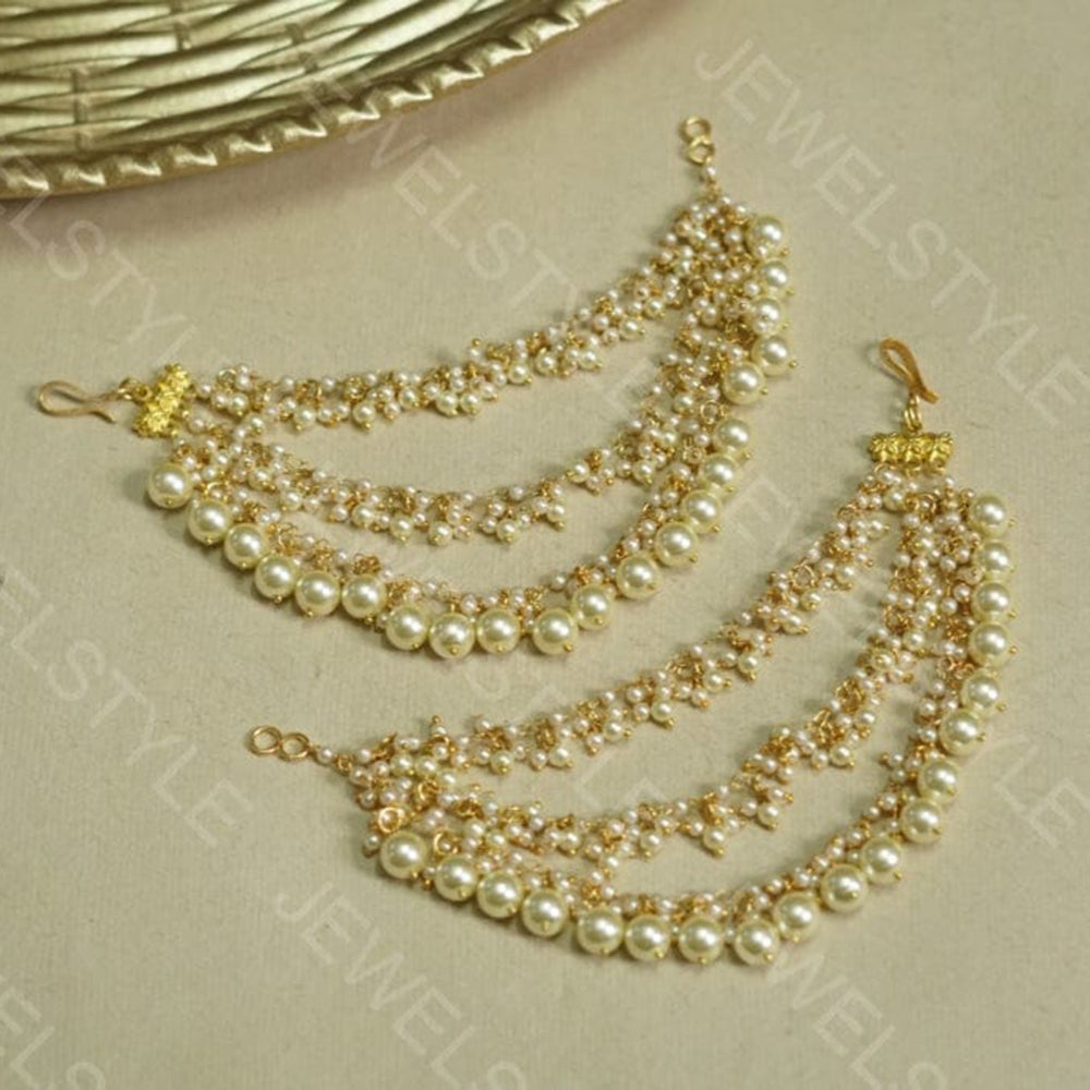 SNERA Gold Plated Pearl And Beads Kanchain