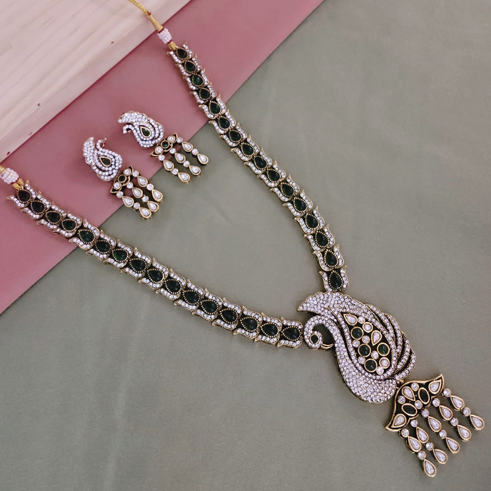 SNERA Gold Plated Austrian Stone Necklace Set