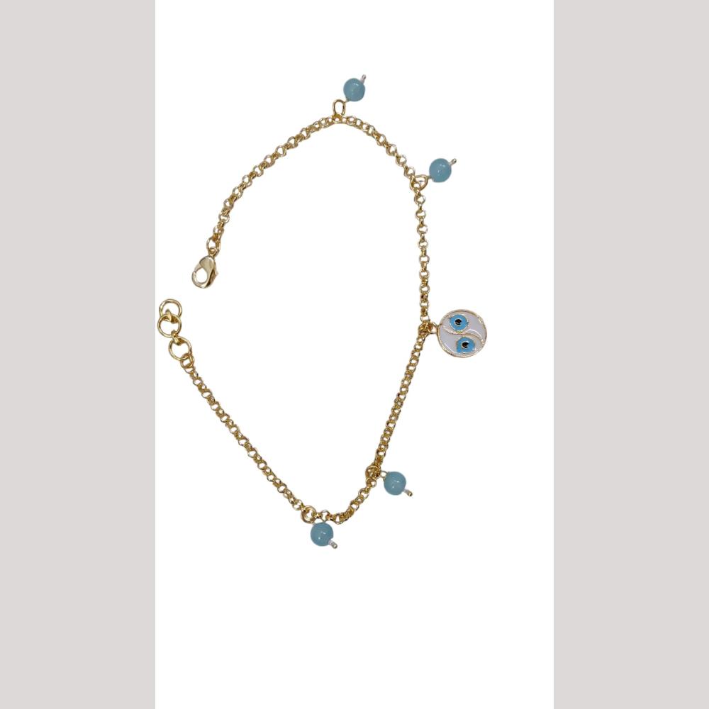 SNERA Gold Plated Beads Bracelet