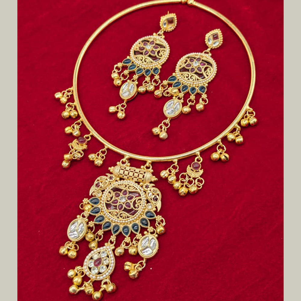 SNERA Graceful Pota Stone And Pearl Necklace Set