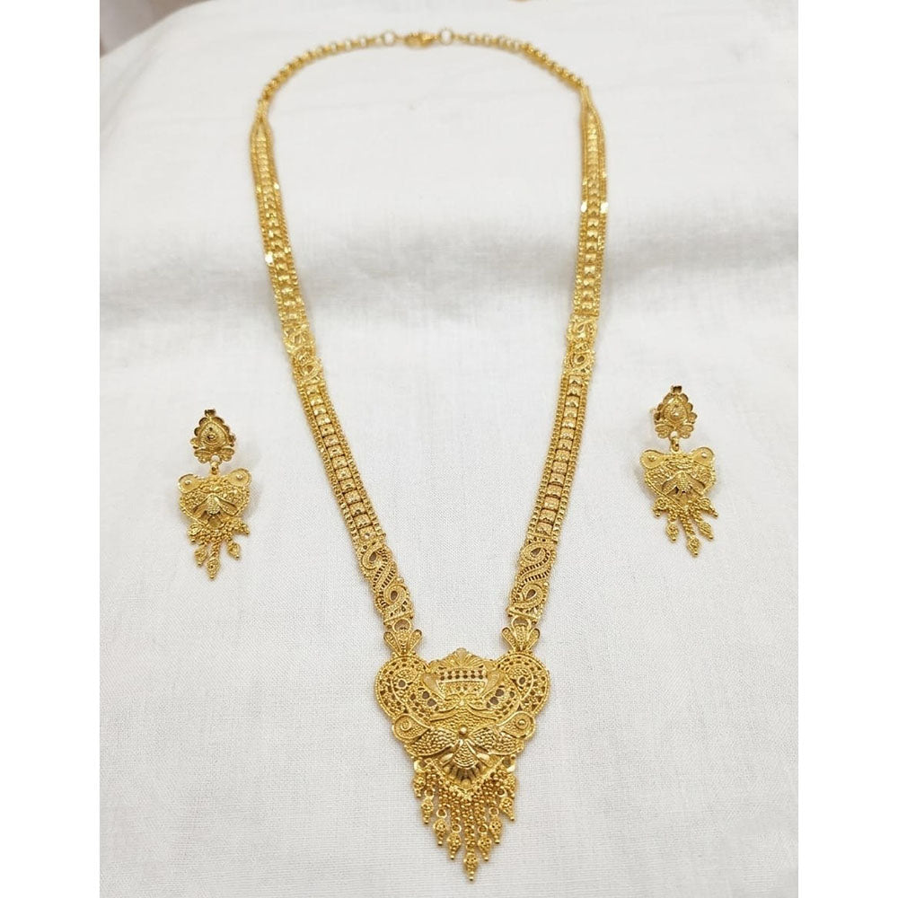 SNERA Gold Plated Stylish Traditional Indian Touch Necklace Set