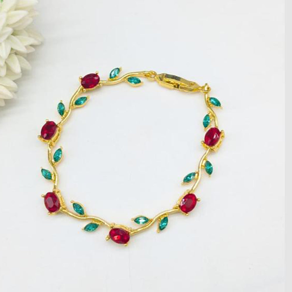 SNERA Elegant Crystal Stone Openable Bracelet for Women