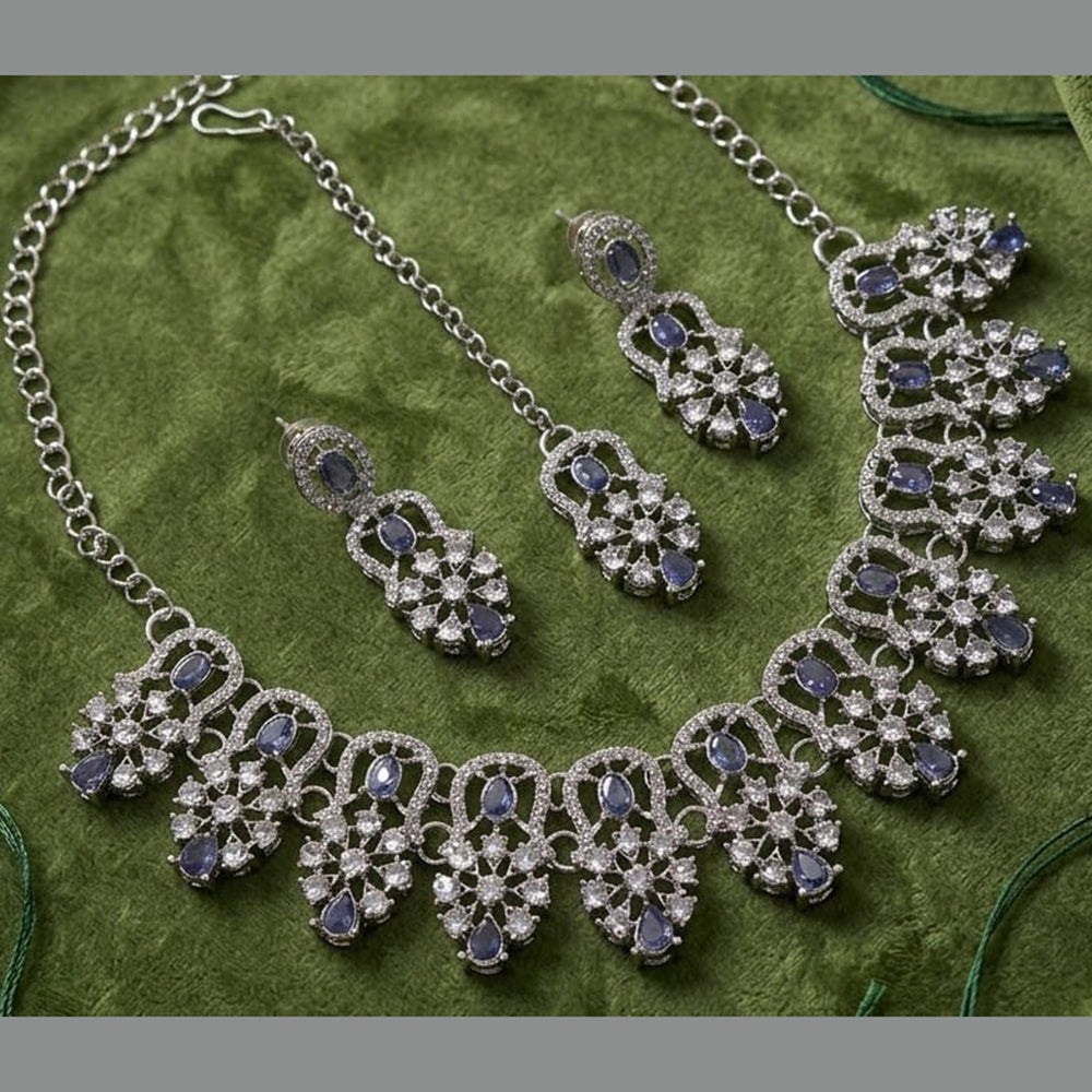 SNERA Elegant Crystal Stone Necklace Set Women