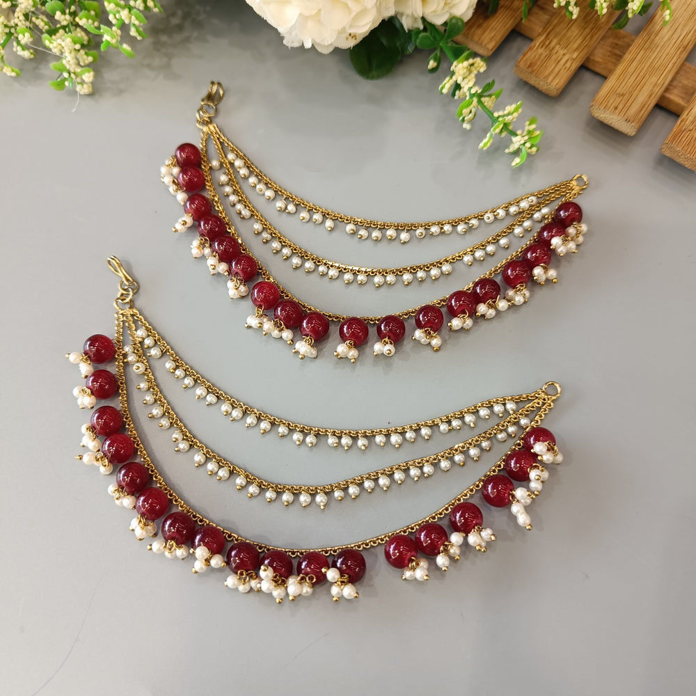 SNERA Fancy Pearl And Beads Kanchain for Festive Look