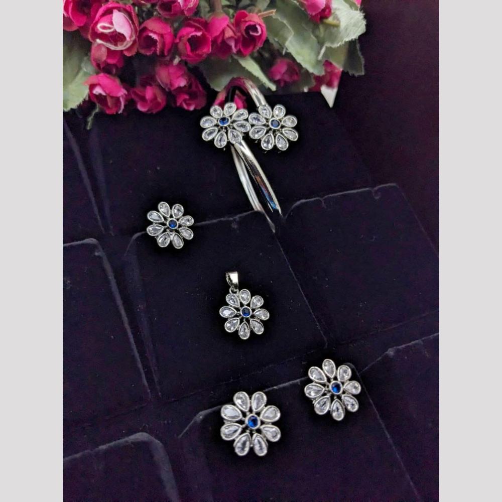 SNERA Beautiful Crystal Stone Jewellery Combo Set for Women