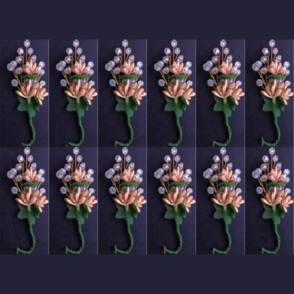 Kavya's Kreation Designer Floral Hair Brooch Combo