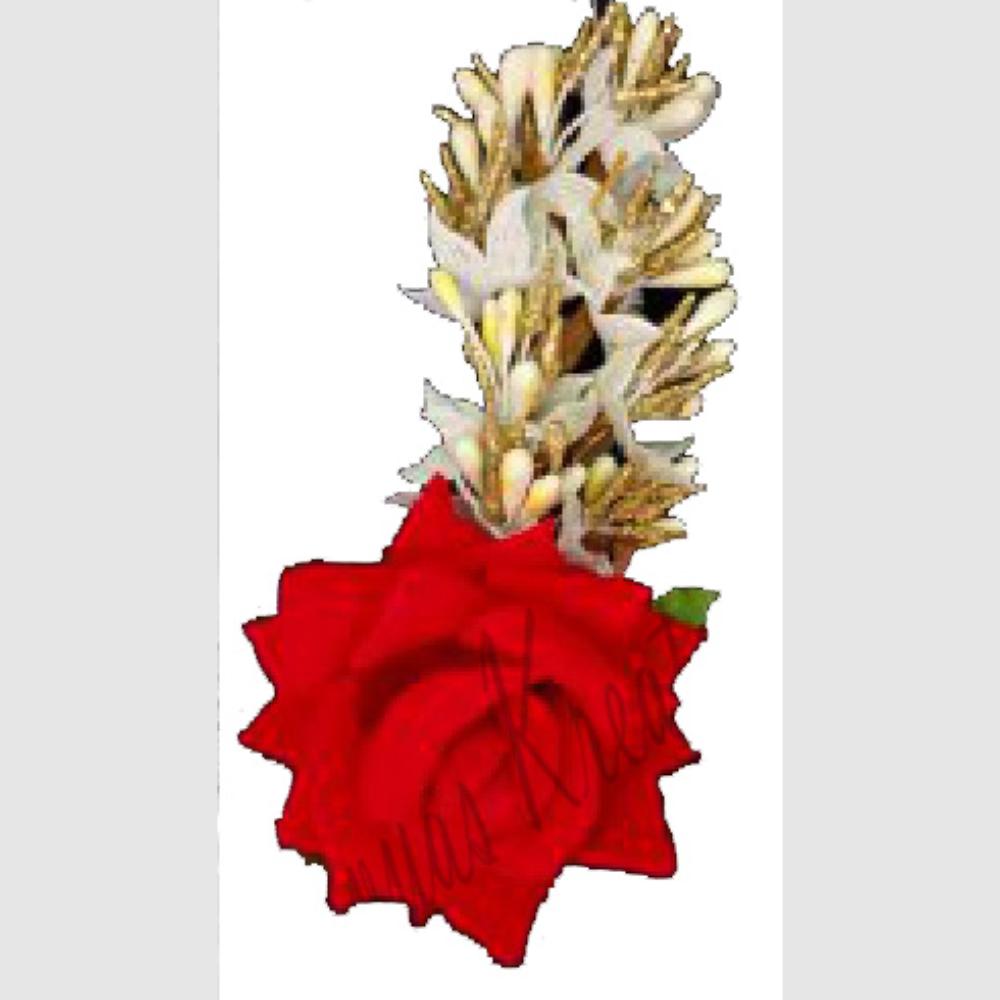 Kavya's Kreation Designer Floral Hair Brooch