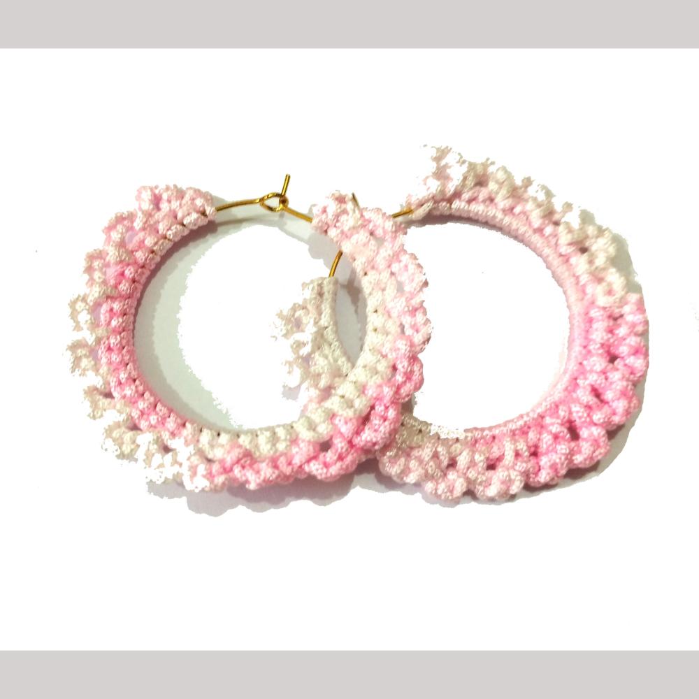 Kavya's Kreation Handmade Thread Dangler Earrings