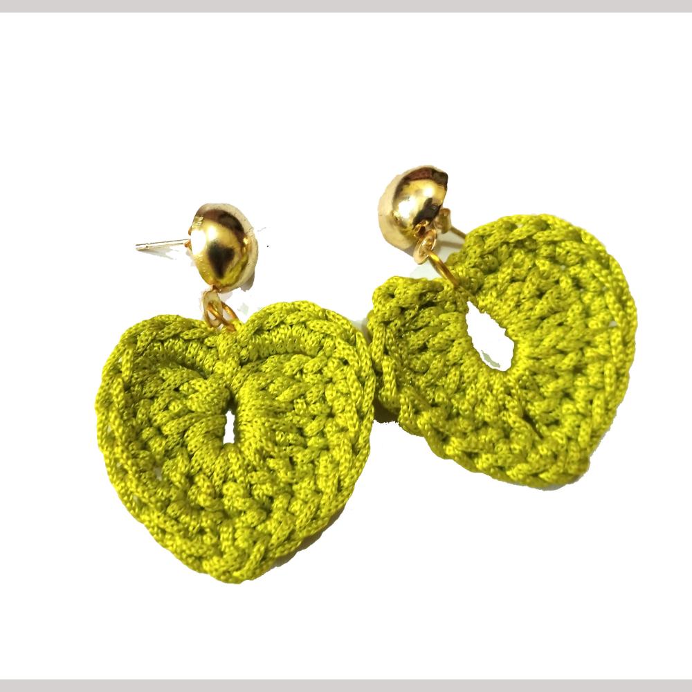 Kavya's Kreation Handmade Thread Dangler Earrings