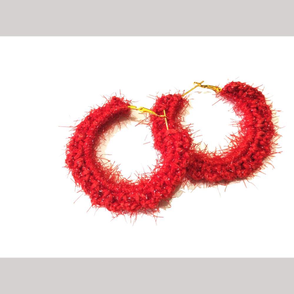 Kavya's Kreation Handmade Thread Dangler Earrings
