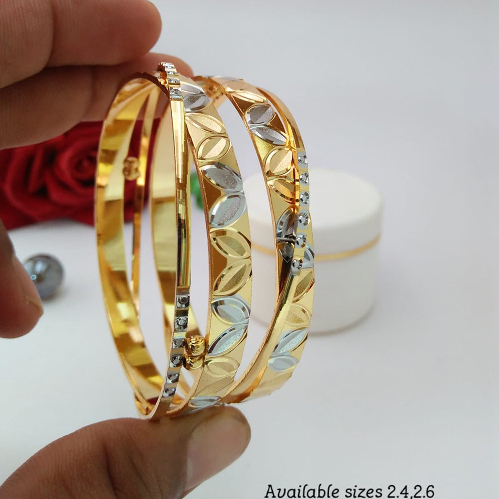 Exclusive Cnc Bangles Gold Plated