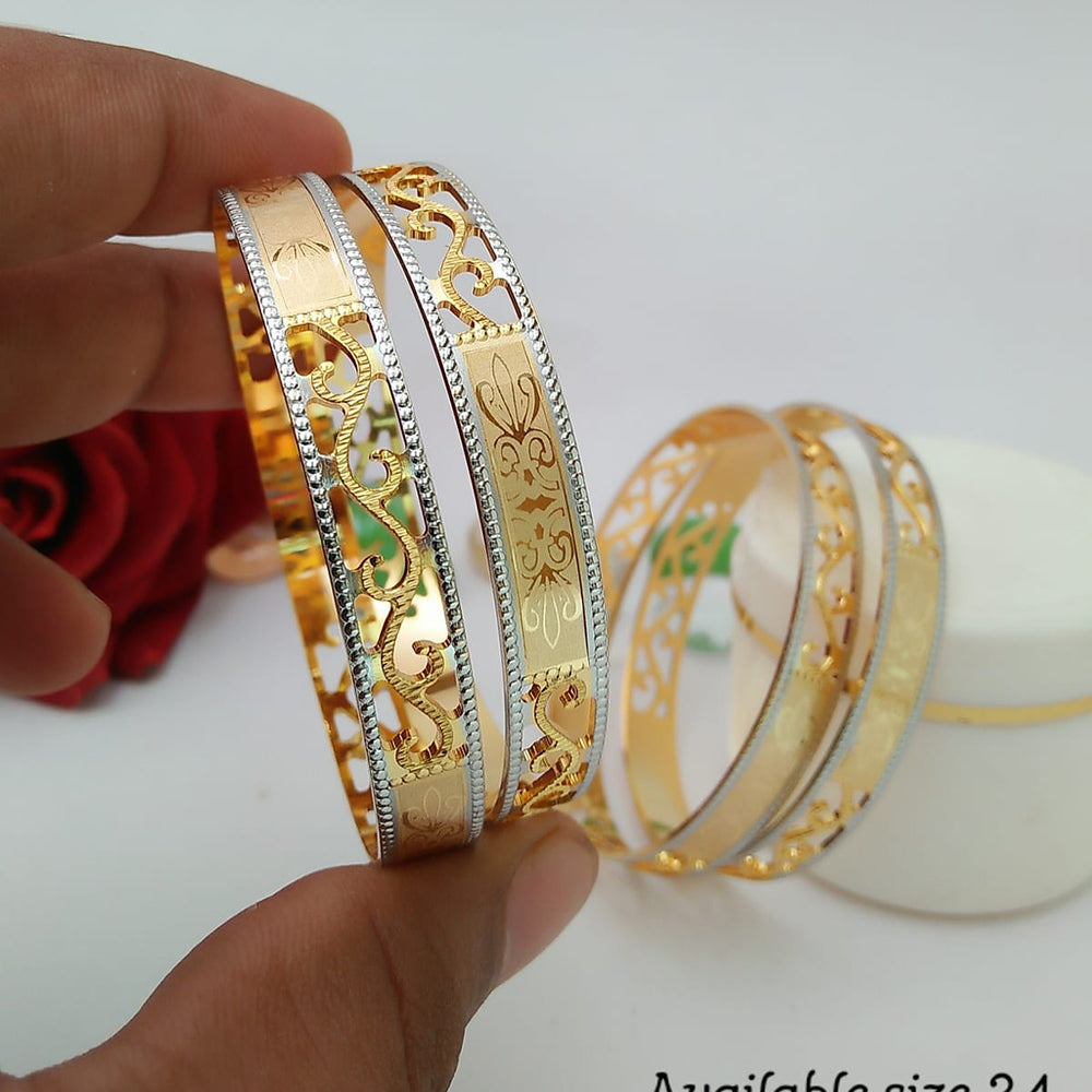 Exclusive Cnc Bangles Gold Plated