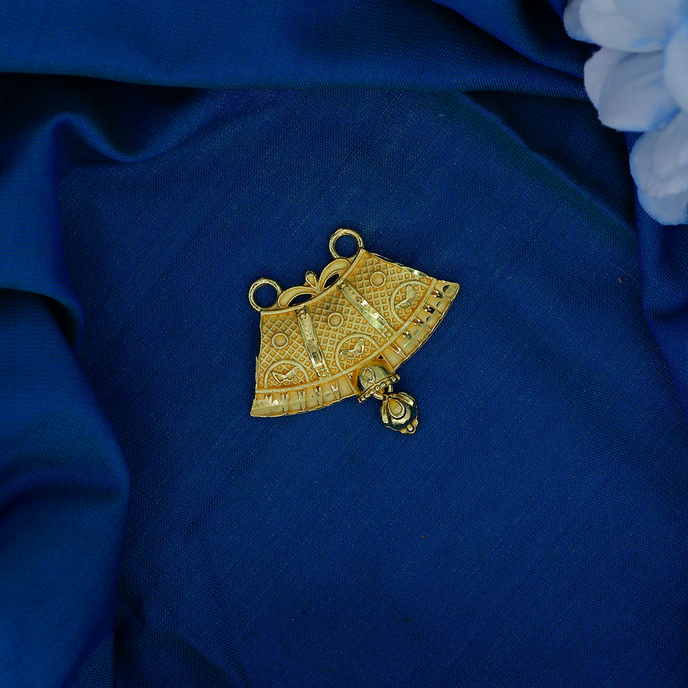 Mahavir Stylish DYE Gold Plated Pendant for Women