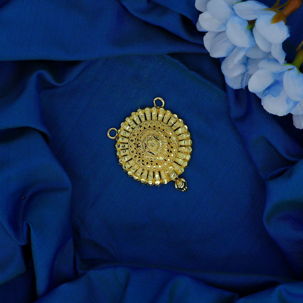 Mahavir Stylish DYE Gold Plated Pendant for Women