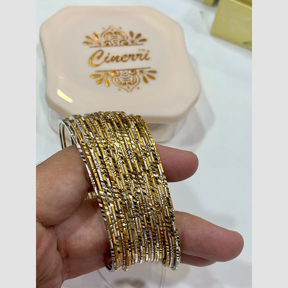 FS Collection Gold Plated Bangles