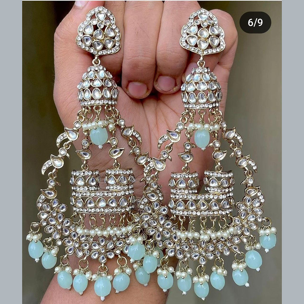 FS Collection Silver Plated Dangler Earrings