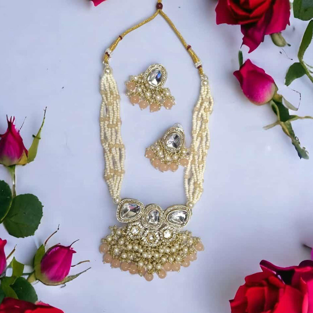 FS Collection Gold Plated Necklace Set