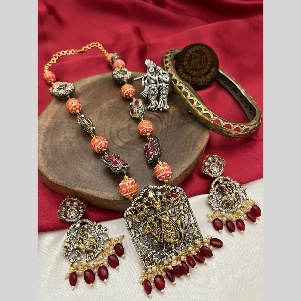 FS Collection Gold Plated Necklace Set