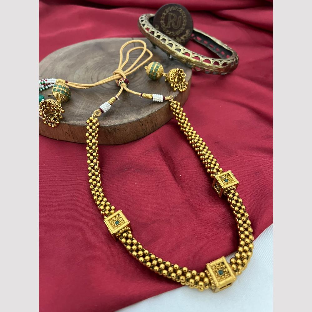 FS Collection Gold Plated Necklace Set