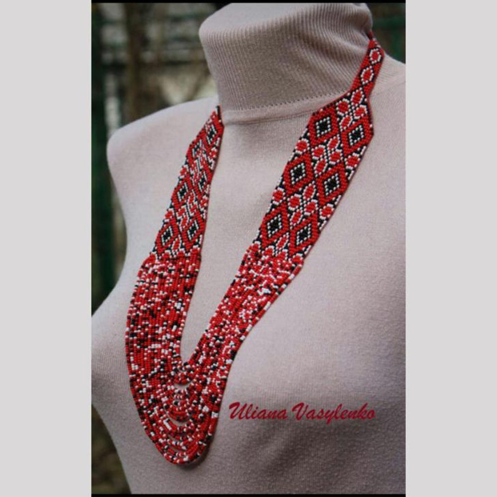 FS Collection Handmade Moti Long Neckalce