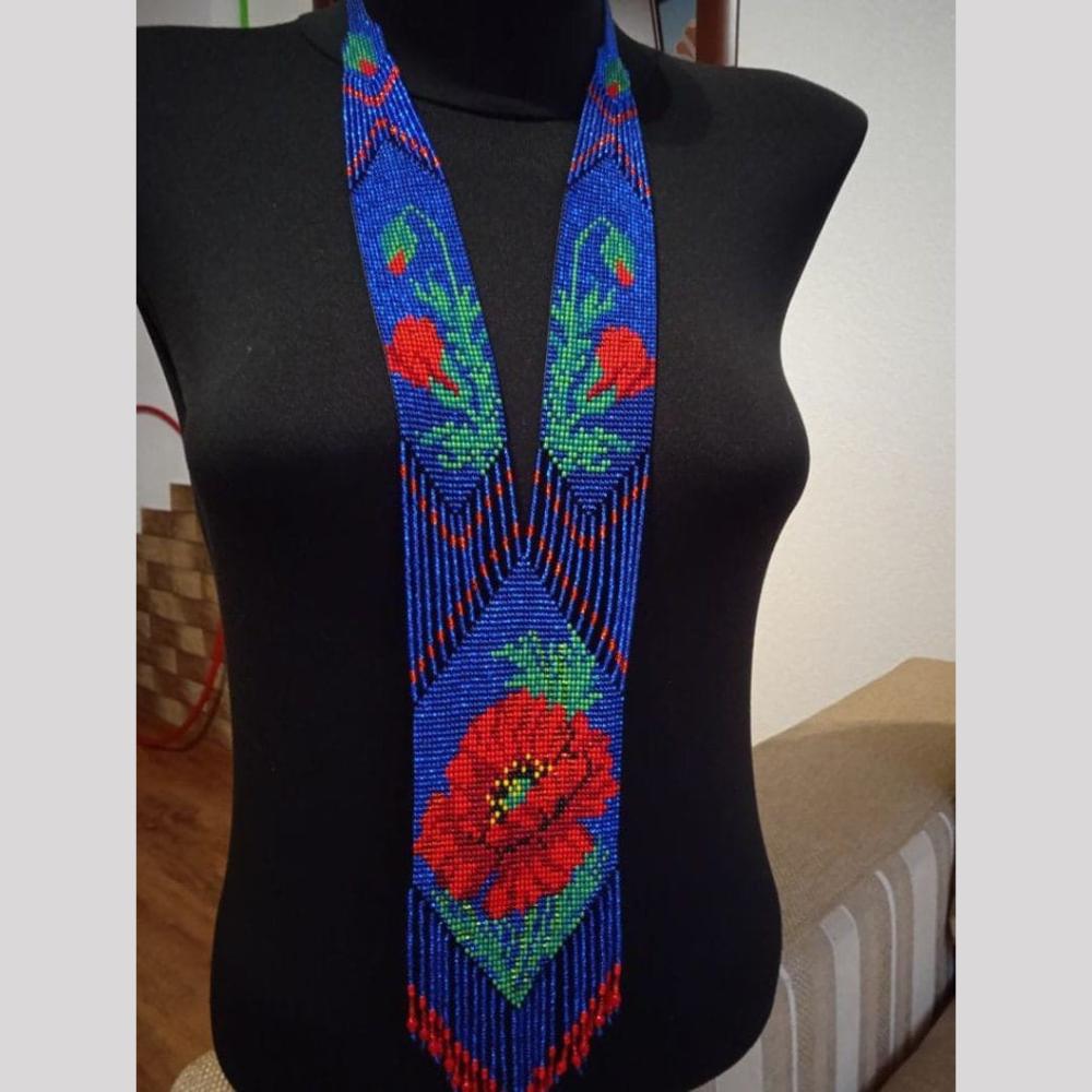 FS Collection Handmade Moti Long Neckalce