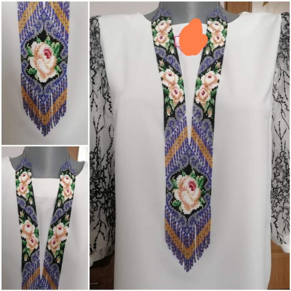 FS Collection Handmade Moti Long Neckalce