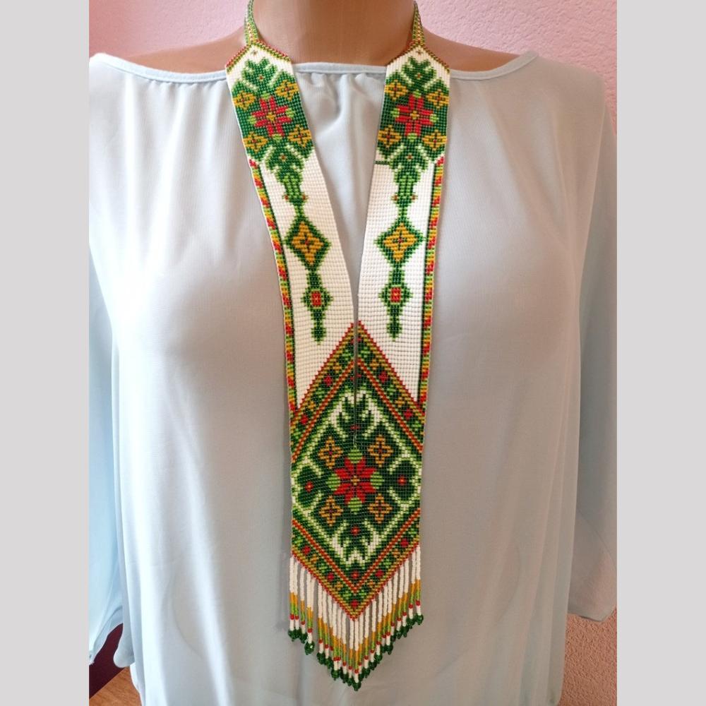 FS Collection Handmade Moti Long Neckalce