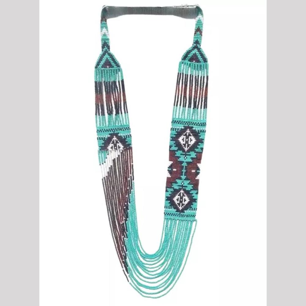 FS Collection Handmade Moti Long Neckalce