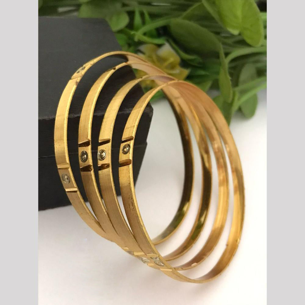 FS Collection Gold Plated Bangle Set