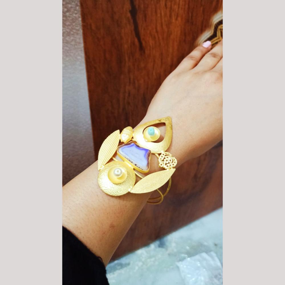 FS Collection Unique Artistic Multi Gemstone Bracelet