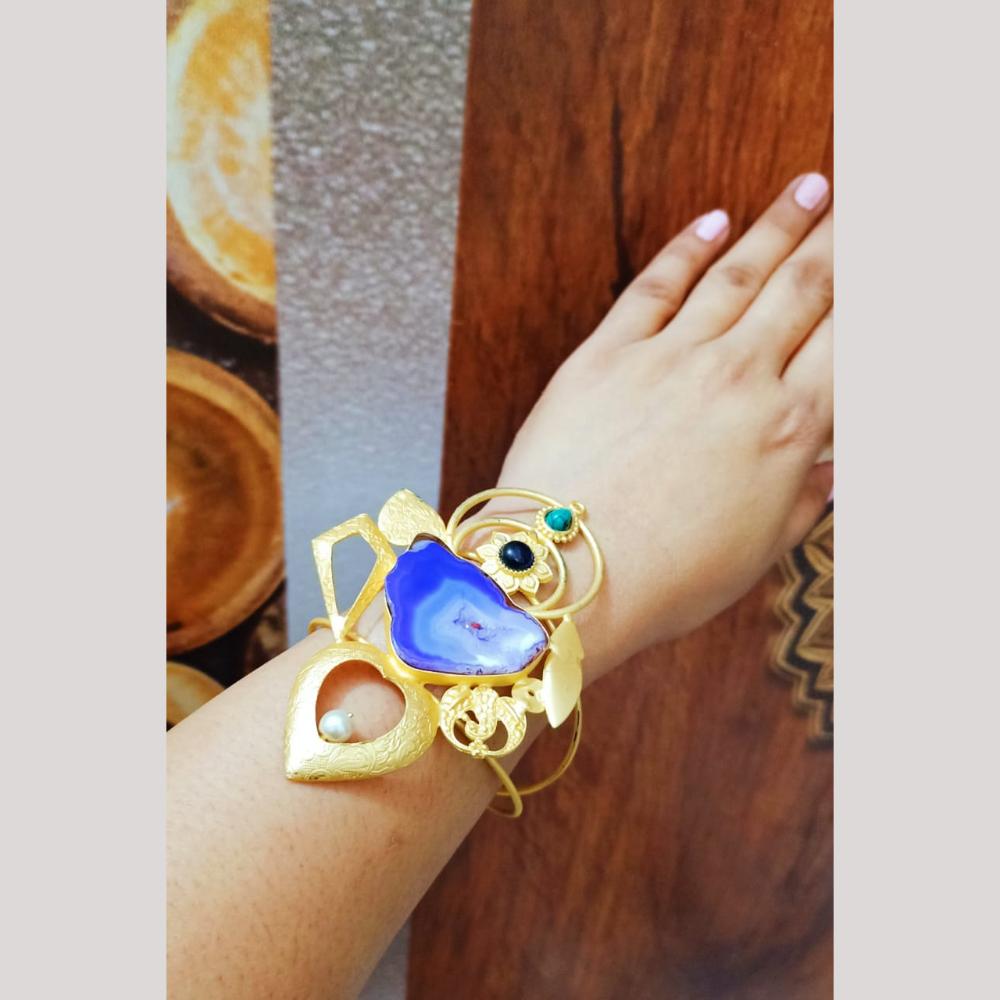 FS Collection Unique Artistic Multi Gemstone Bracelet