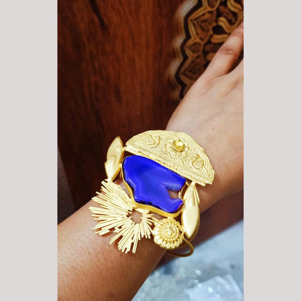 FS Collection Unique Artistic Purple Gemstone Bracelet