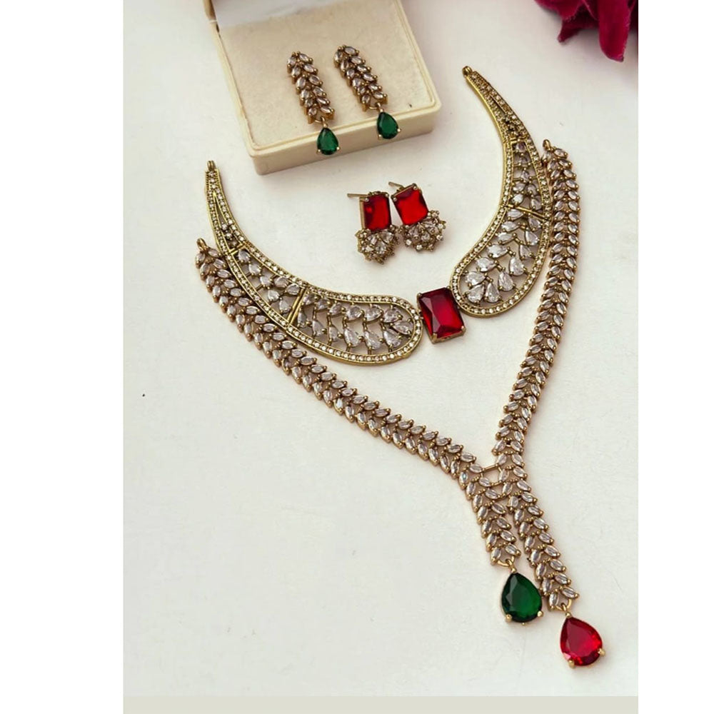 FS Collection Royal American Diamond Sparkle Combo Set