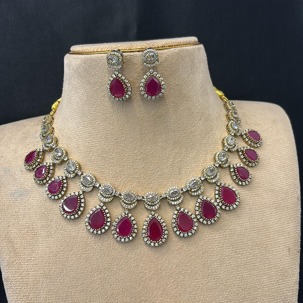 FS Collection Heritage American Daimond Necklace Set