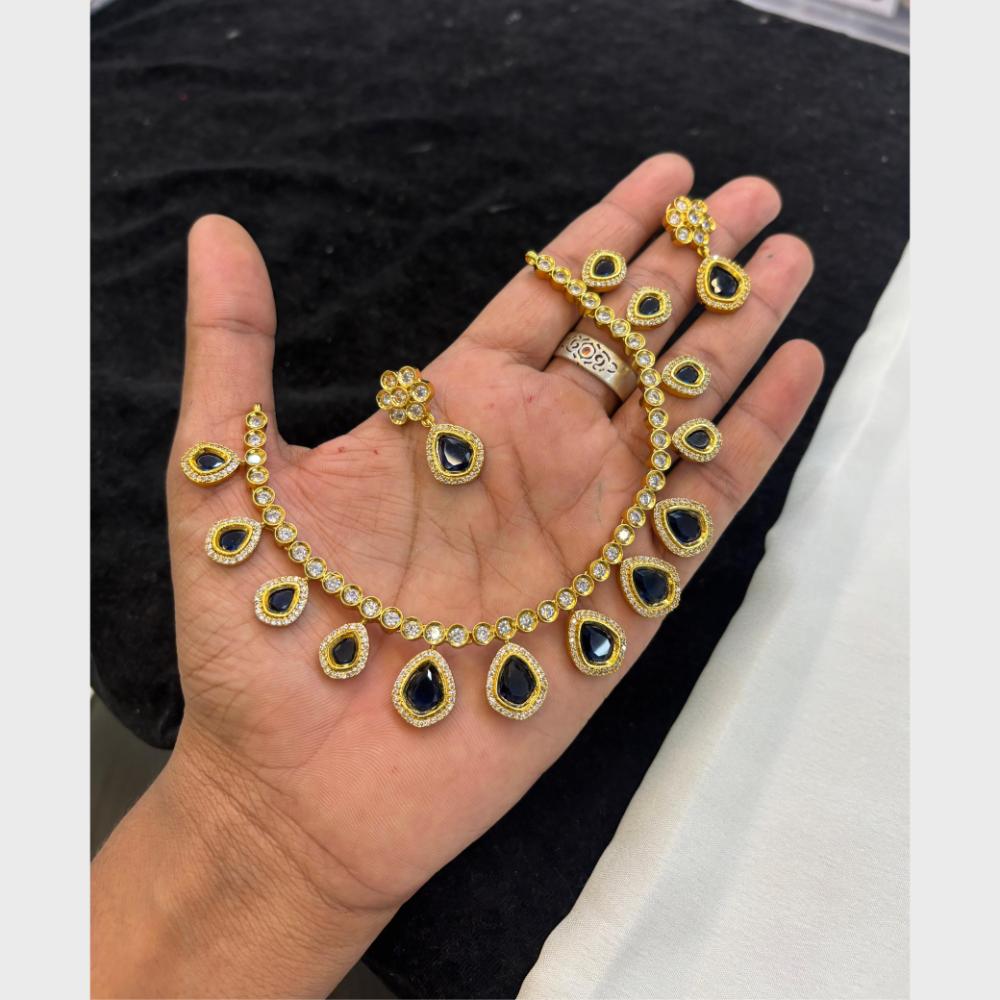 FS Collection Classic Crystal Stone And Austrian Stone Necklace Set