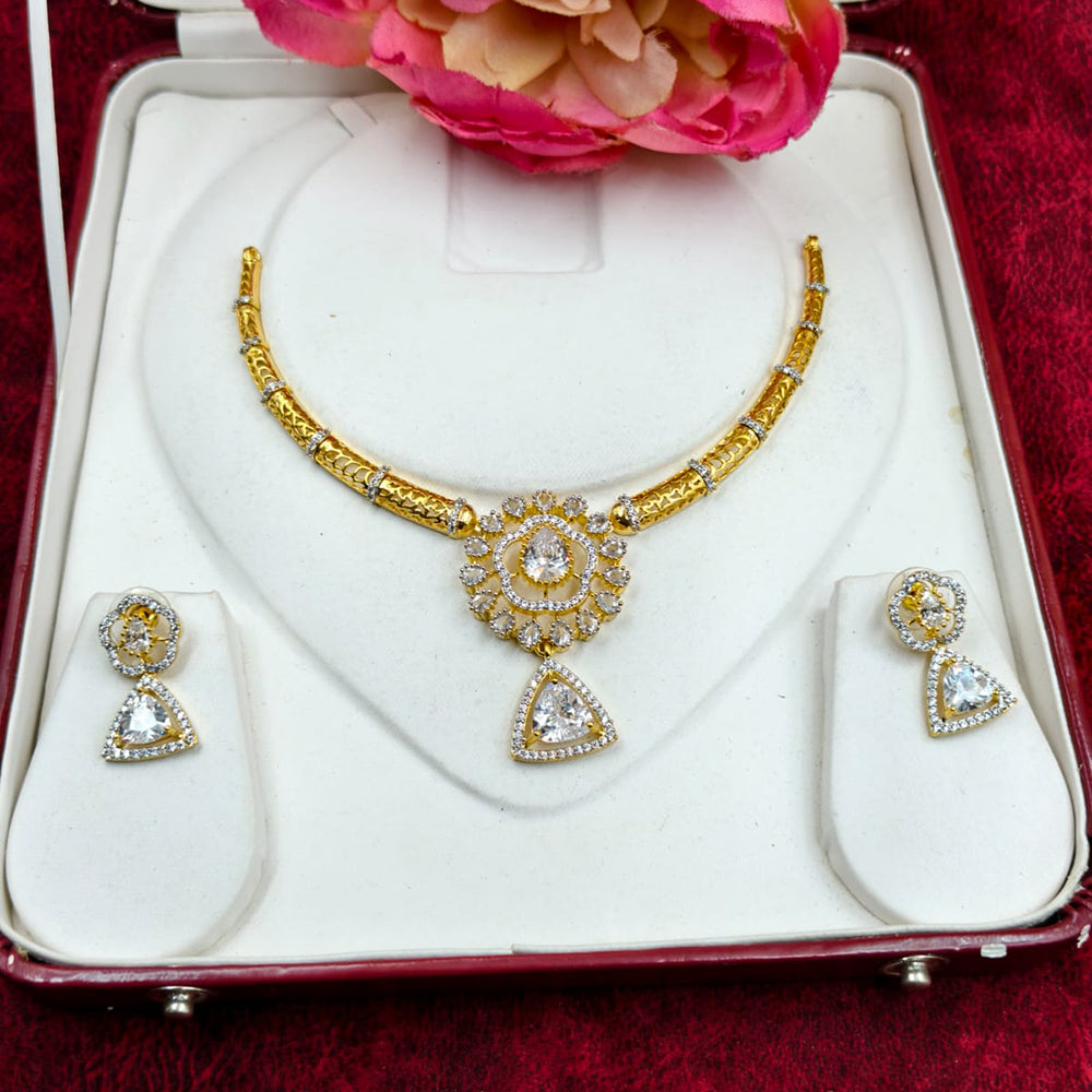 FS Collection Royal Look Austrian Stone Necklace Set