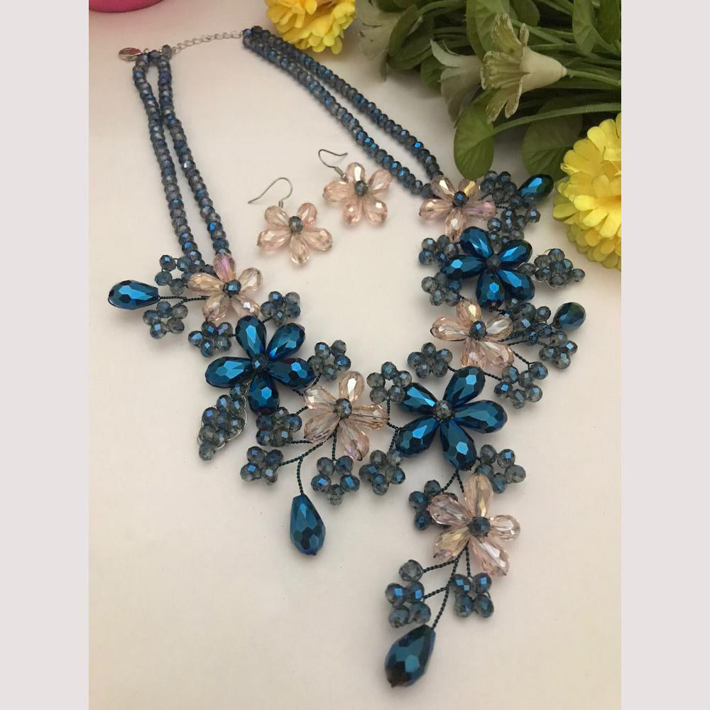 FS Collection Classic Designer Jewellery Necklace Set
