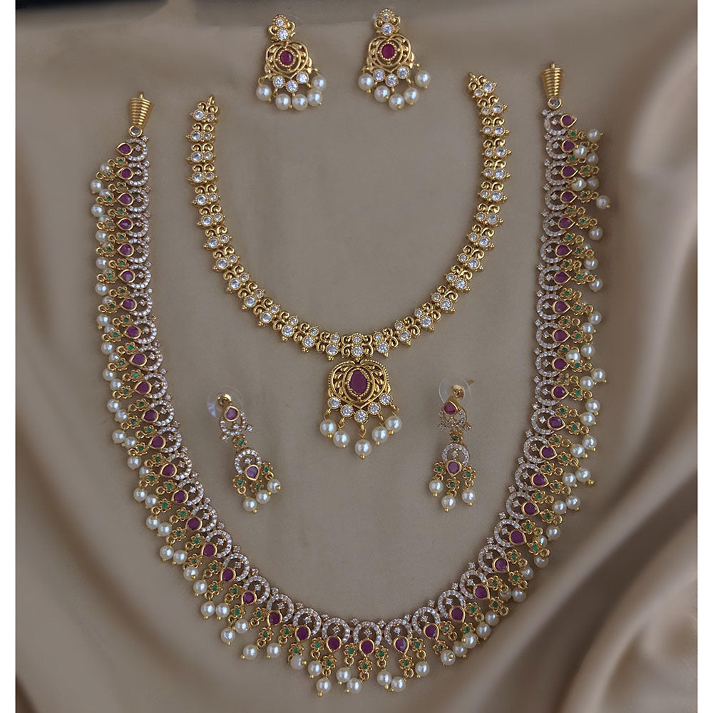 FS Collection Royal Austrian Stone Jewellery Combo Set