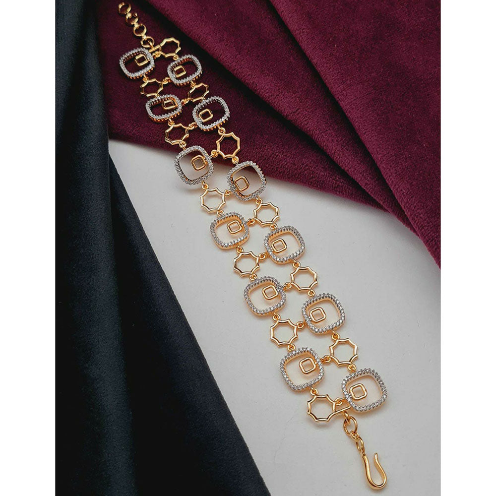 Vivha Creations Luxury American Diamond Designer Adjustable Bracelet