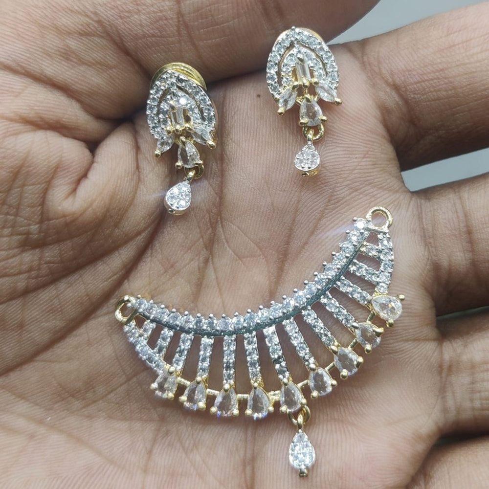 Long Mangalsutra Pendant Artificial Diamond Mangalsutra Akruti