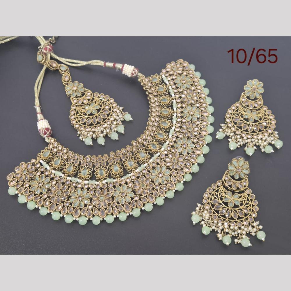 Akruti Collection Gold Plated Neckalce Set