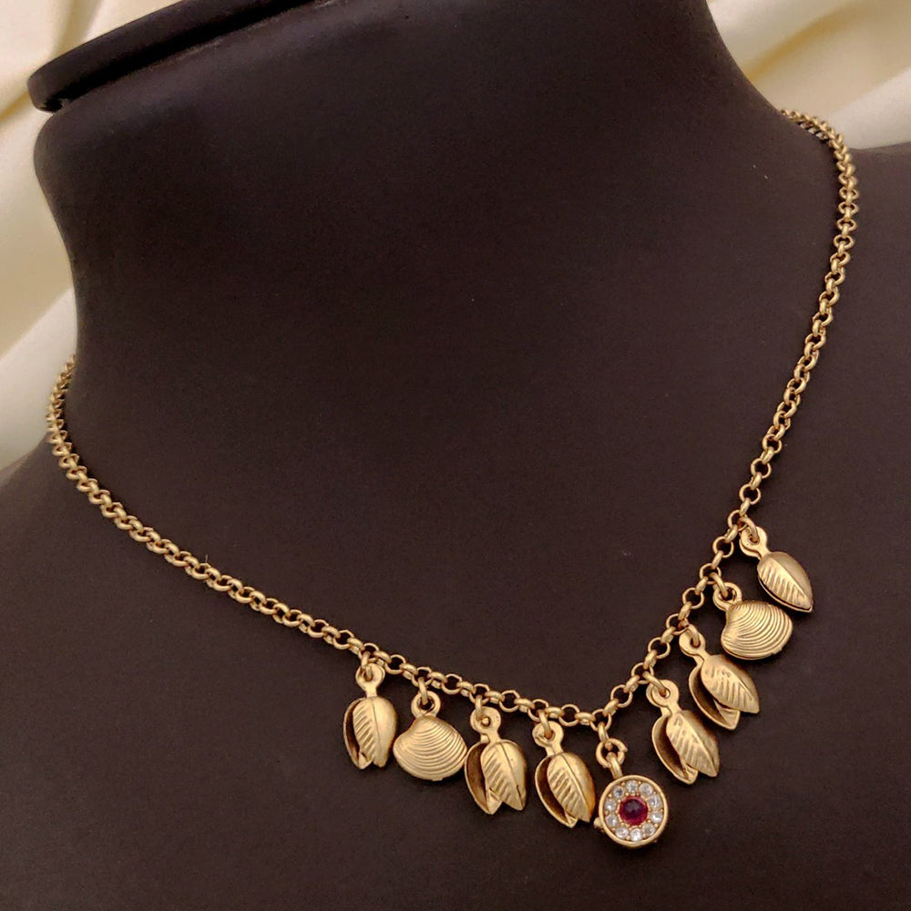 Akruti Collection Gold Plated Austrian Stone Necklace Set
