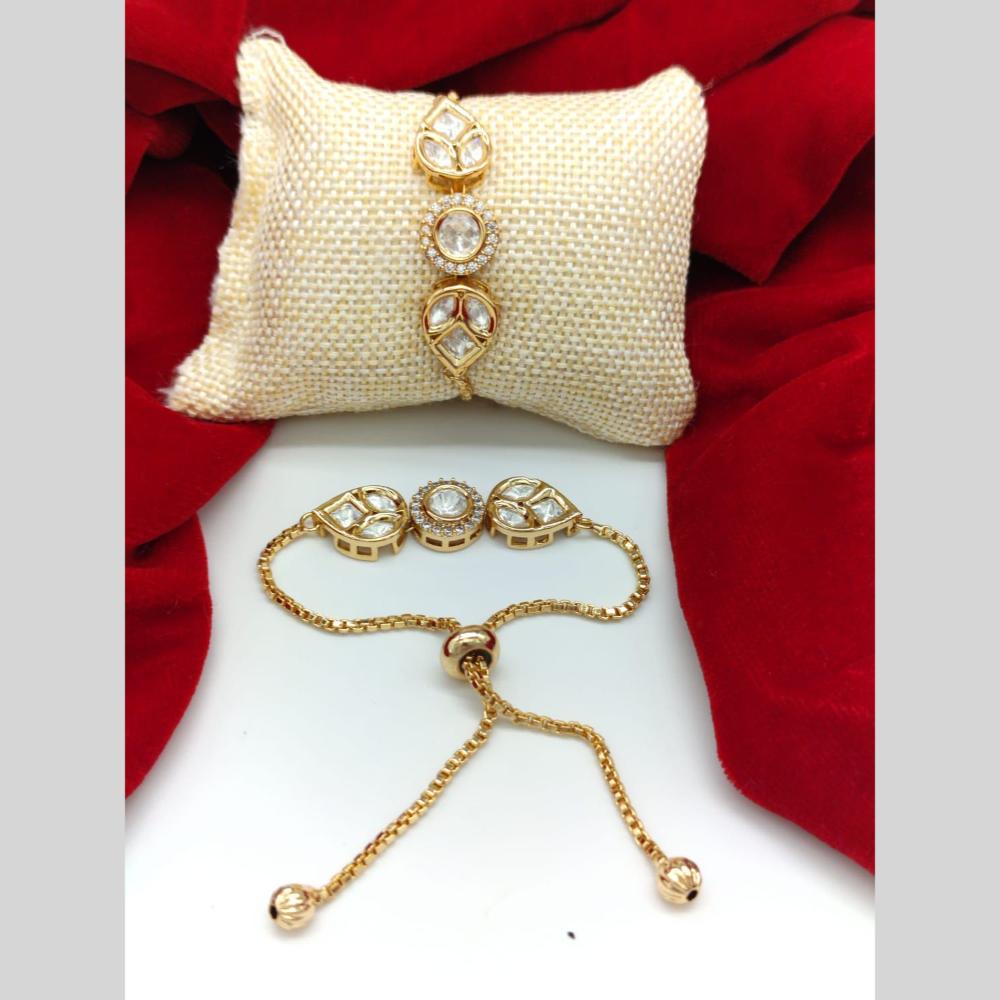 Akruti collection Kundan Bracelet for Special Occasions (1 Piece only)
